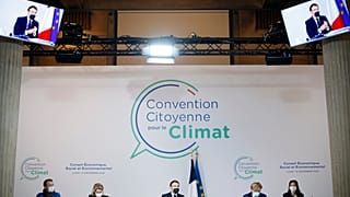 Emmanuel Macron et la Convention citoyenne climat, Paris, 14/12/2020