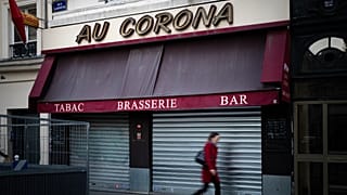 Geschlossenes Bistrot in Paris