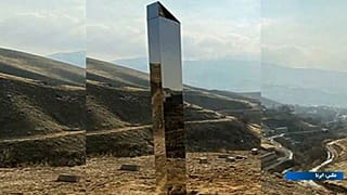 مونولیت ایرانی (عکس از شبکه‌های اجتماعی-ایرنا)