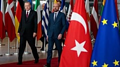 Cumhurbaşkanı Recep Tayyip Erdoğan, Avrupa Birliği Konseyi Başkanı Charles Michel (arşiv)