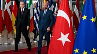 Cumhurbaşkanı Recep Tayyip Erdoğan, Avrupa Birliği Konseyi Başkanı Charles Michel (arşiv)