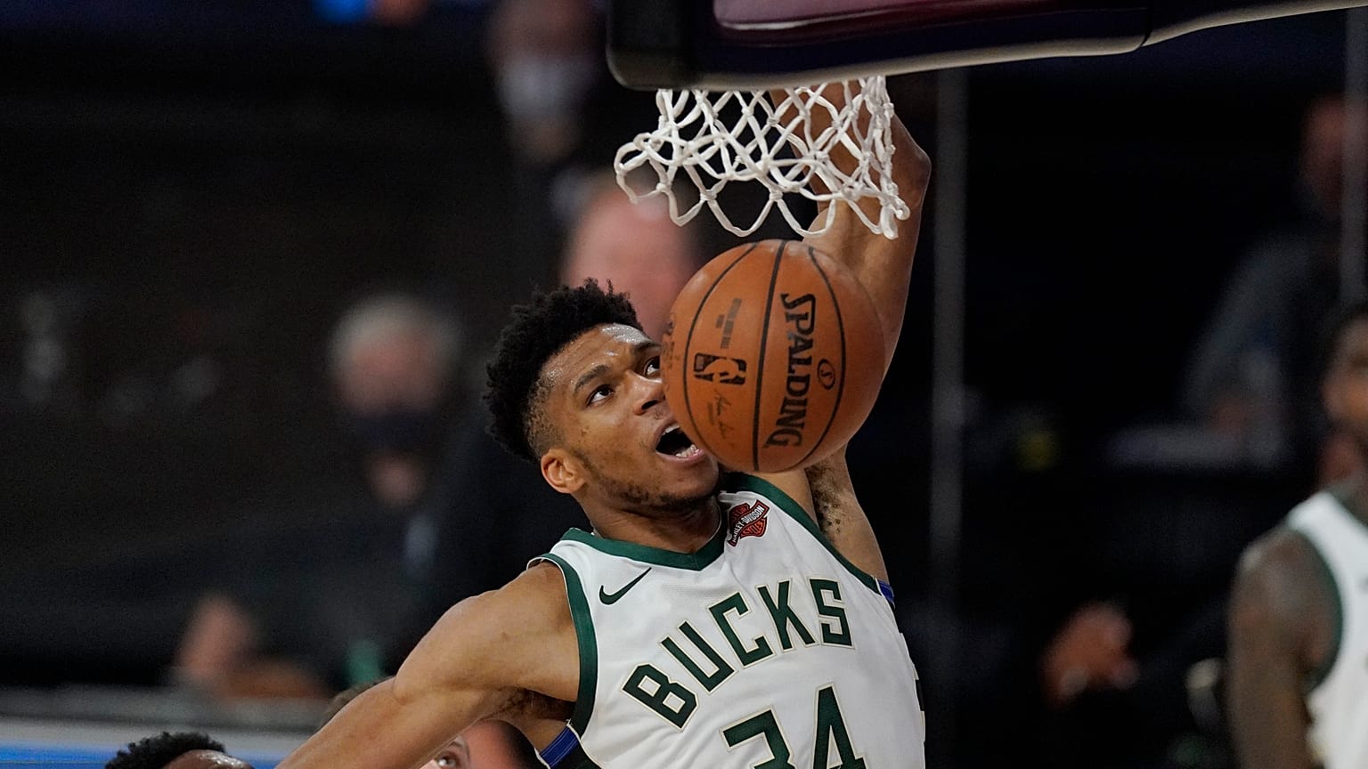 Milwaukee Bucks' Giannis Antetokounmpo