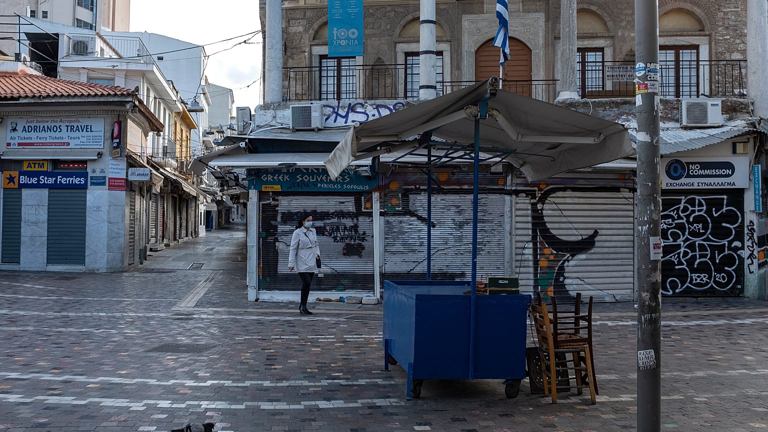 Greece virus outbreak lockdown