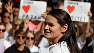 Belarus opposition leader Svetlana Tikhanovskaya awarded EU’s Sakharov Prize