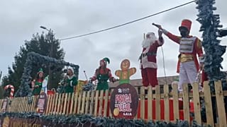 Praça de Natal ambulante em Vila Nova de Gaia