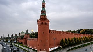 Здание Кремля в Москве.