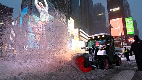 New York City von Wintereinbruch überrascht: 16 Zentimeter Neuschnee 