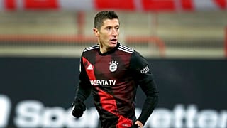 Bayern Münih'in Polonyalı golcüsü Robert Lewandowski.