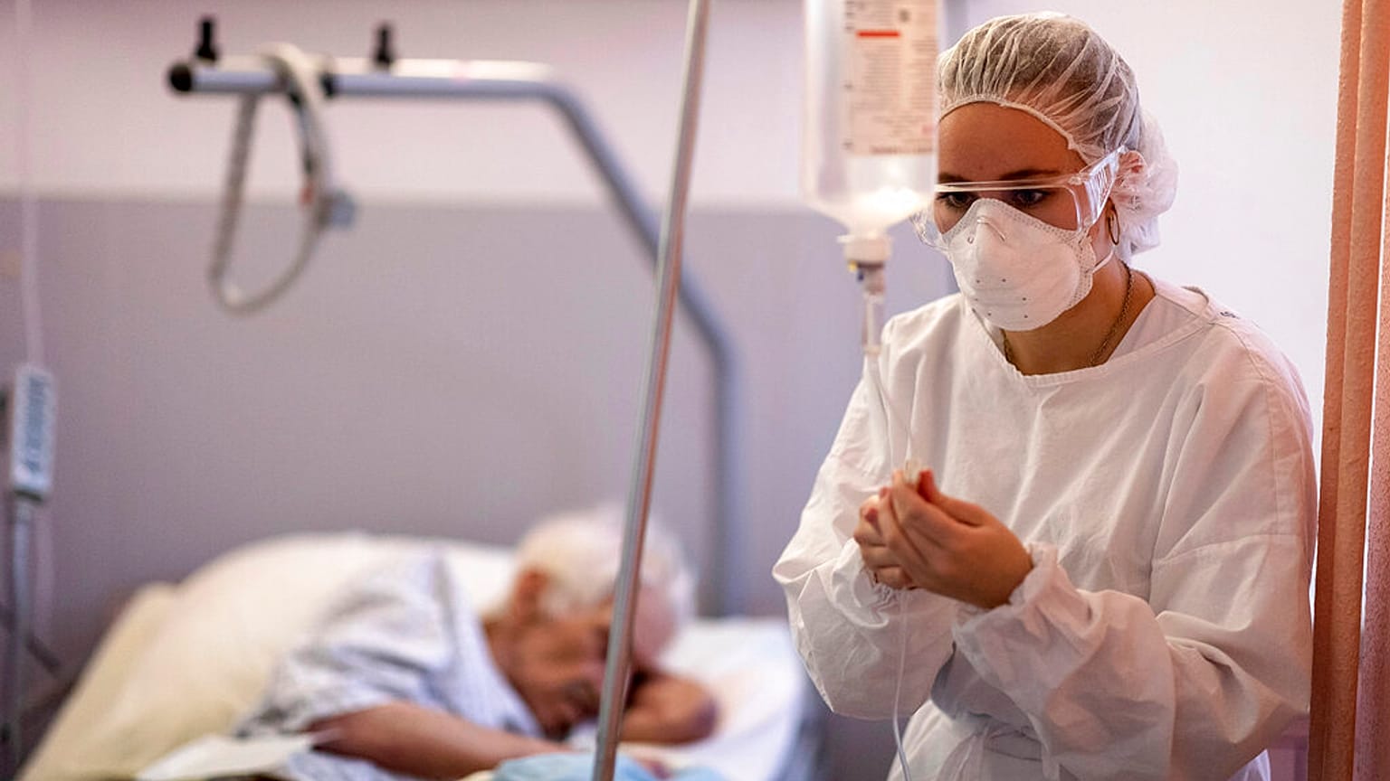 Dans un hôpital de Kaysesberg, dans l'est de la France, Vendredi 18 décembre 2020
