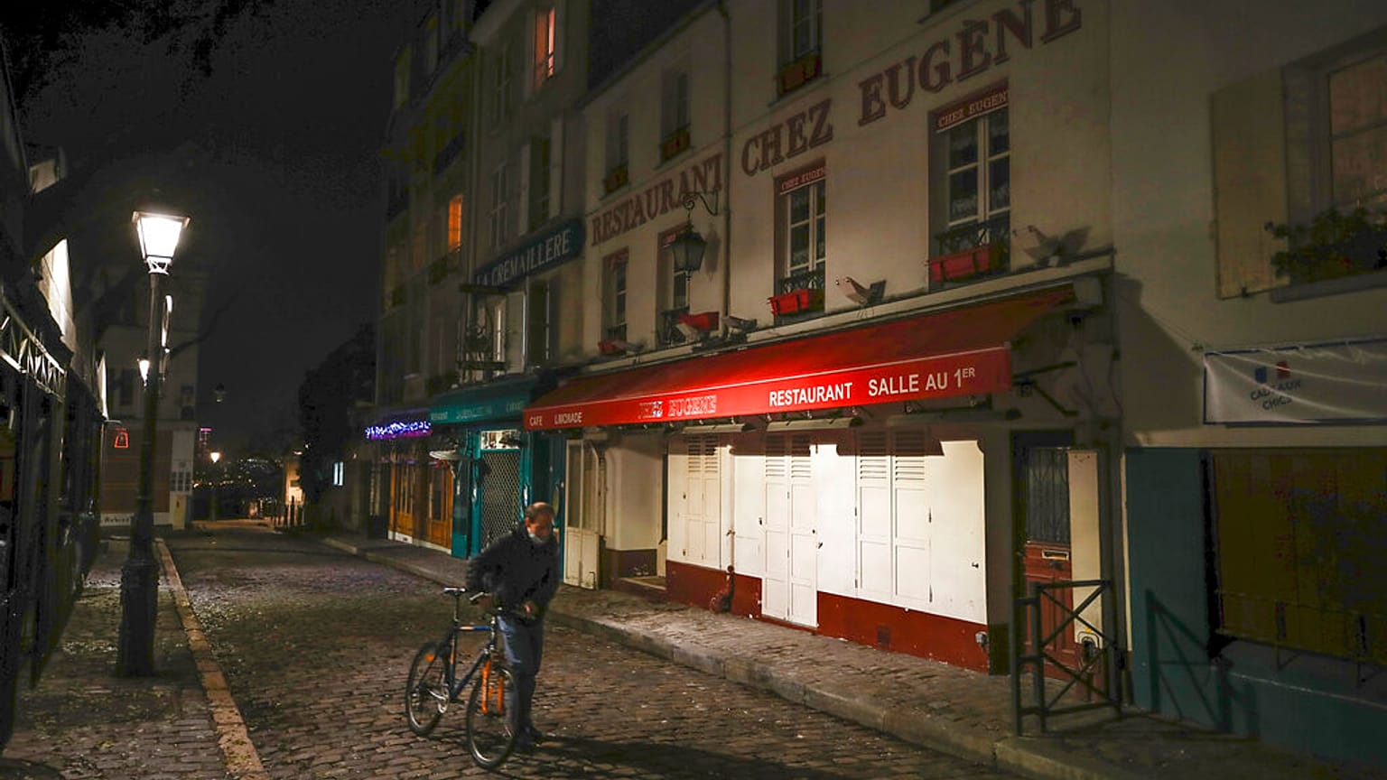 Geschlossenes Restaurant in Montmartre