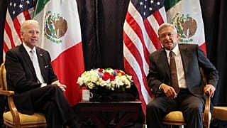 Meksika Devlet Başkanı Andres Manuel Lopez Obrador // ABD'de başkanlığa seçilen Joe Biden (arşiv)