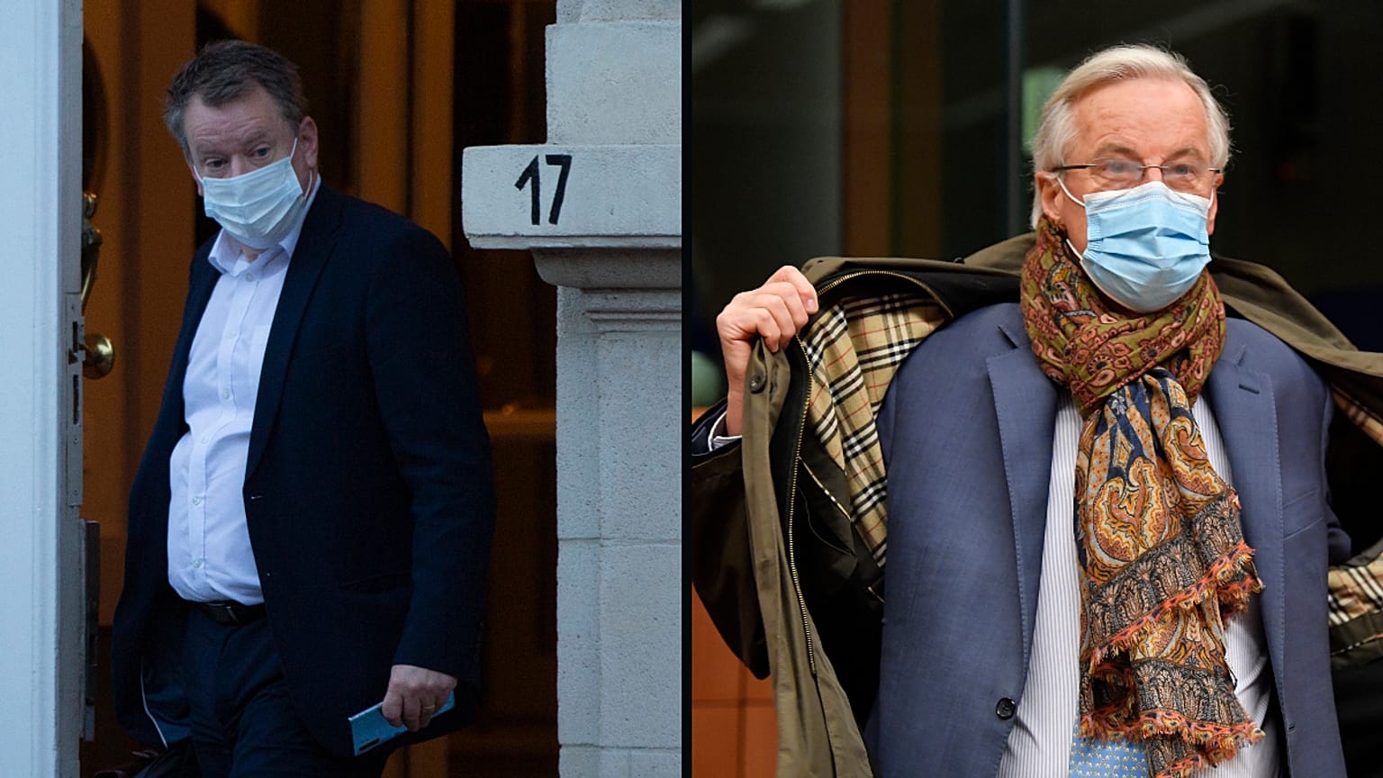 David Frost voltou hoje a reunir-se com Michel Barnier