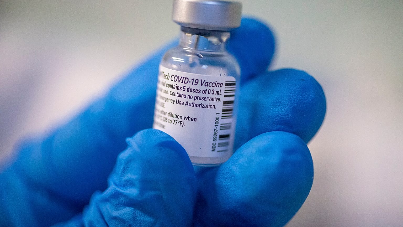 Φιαλίδιο του εμβολίου της Pfizer/Biontech