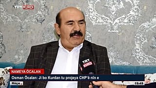 TRT Kürdi'ye çıkan Osman Öcalan 
