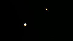 Saturn und Jupiter sind sich zur Zeit sehr nah - Foto von Kuwait aufgenommen