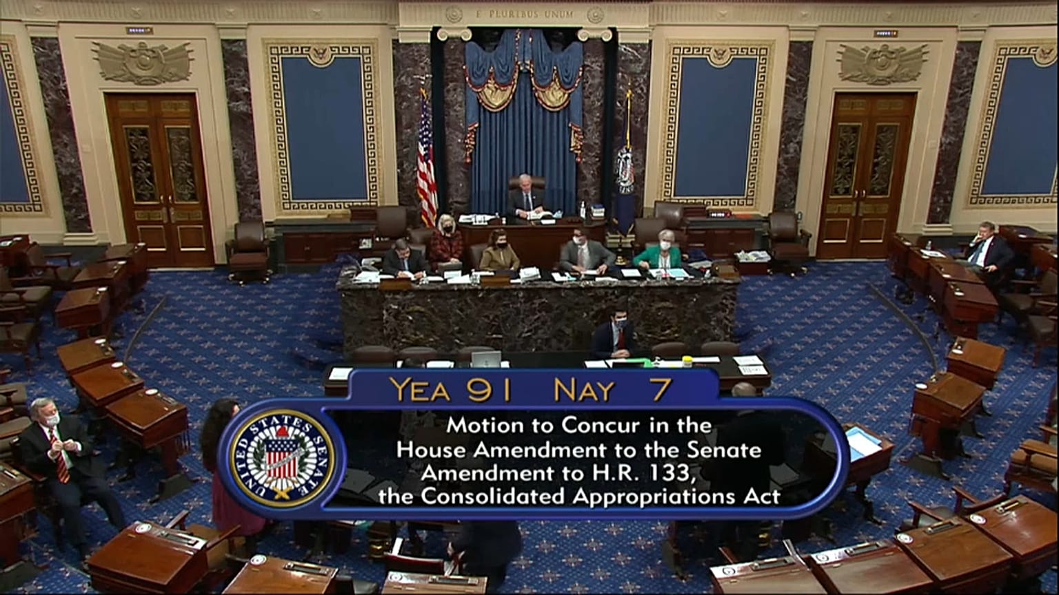 Votación en el Senado de Estados Unidos