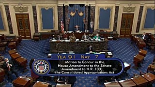 Votación en el Senado de Estados Unidos