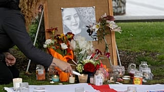 A candlelight vigil for murdered British tourist Grace Millane in Christchurch, New Zealand
