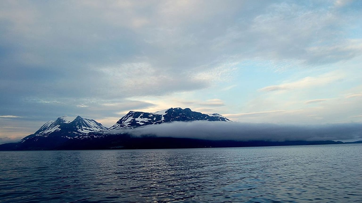 Meer im Norden von Norwegen. 