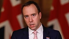 İngiltere Sağlık Bakanı  Matt Hancock