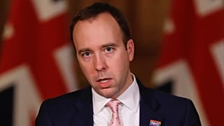 İngiltere Sağlık Bakanı  Matt Hancock