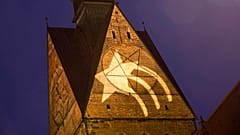 Marktkirche Hannover am Tag vor Weihnachten 2020
