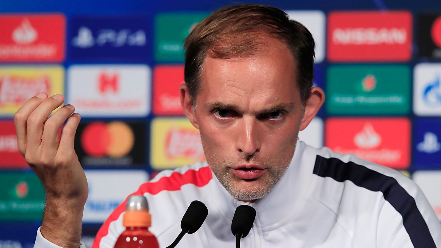 Thomas Tuchel durante una rueda de prensa