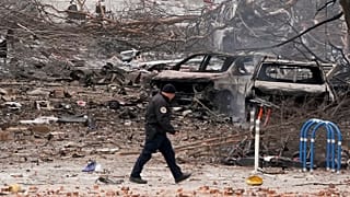 Der Explosionsort im Zentrum der Countrymusik-Metropole Nashville im Staat Tennessee