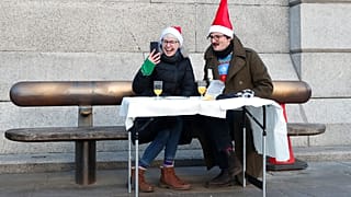 Frühstück in London im Lockdown an Weihnachten