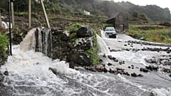 Temporal provoca estragos na Madeira