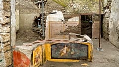An ancient thermopolian has been uncovered by archaeologists in Pompeii