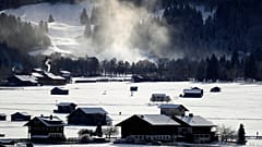 Oberstdorf im Allgäu in Bayern am 27.12.2020