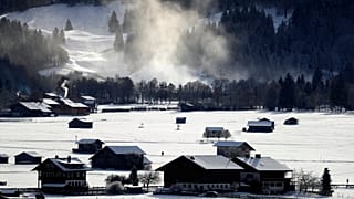 Oberstdorf im Allgäu in Bayern am 27.12.2020