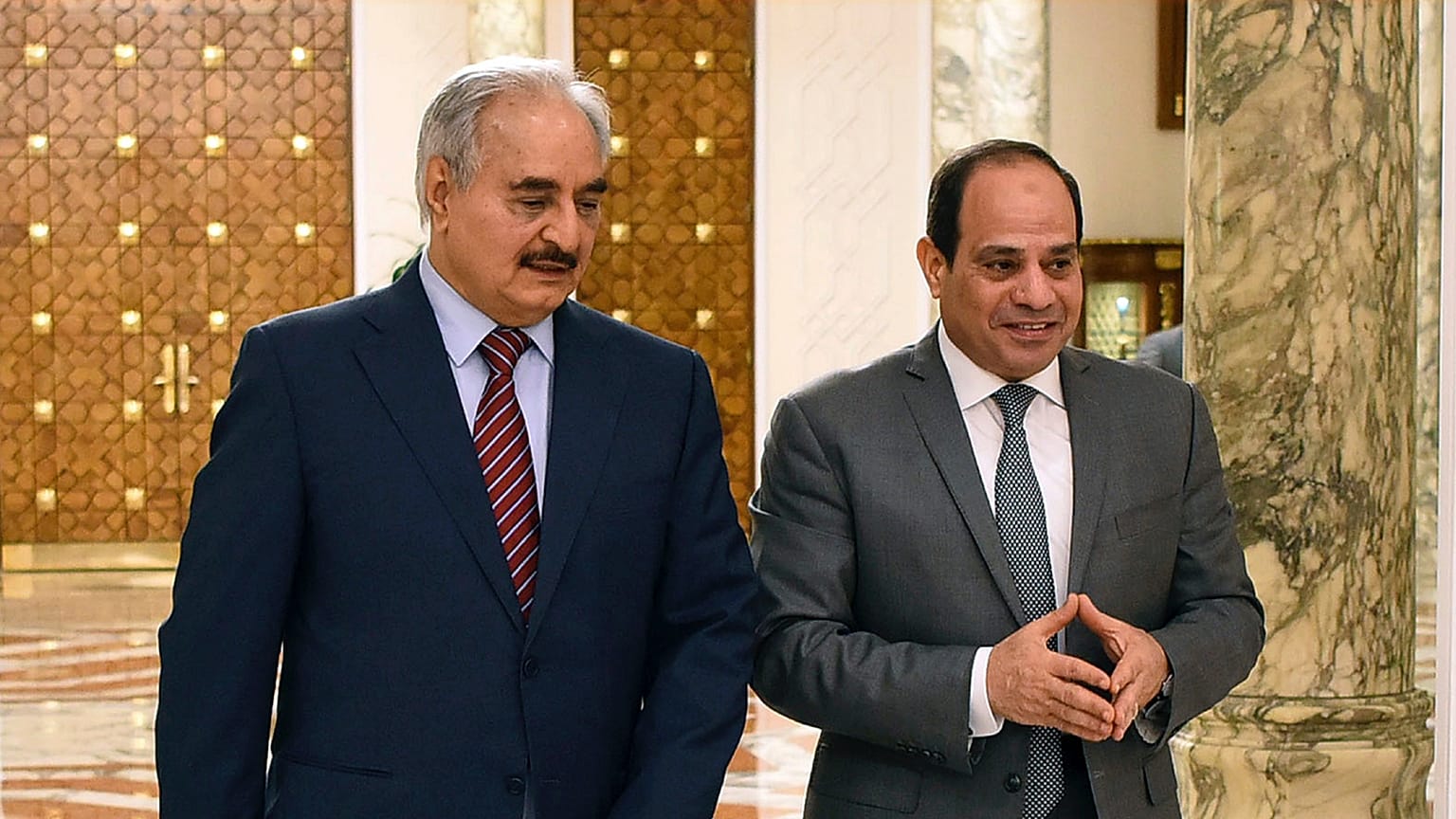 General Halife Hafter & Mısır Cumhurbaşkanı Abdülfettah el Sisi / ARŞİV