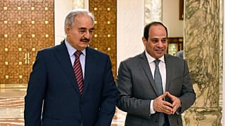 General Halife Hafter & Mısır Cumhurbaşkanı Abdülfettah el Sisi / ARŞİV
