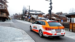 Polizei in Verbier (Archiv)