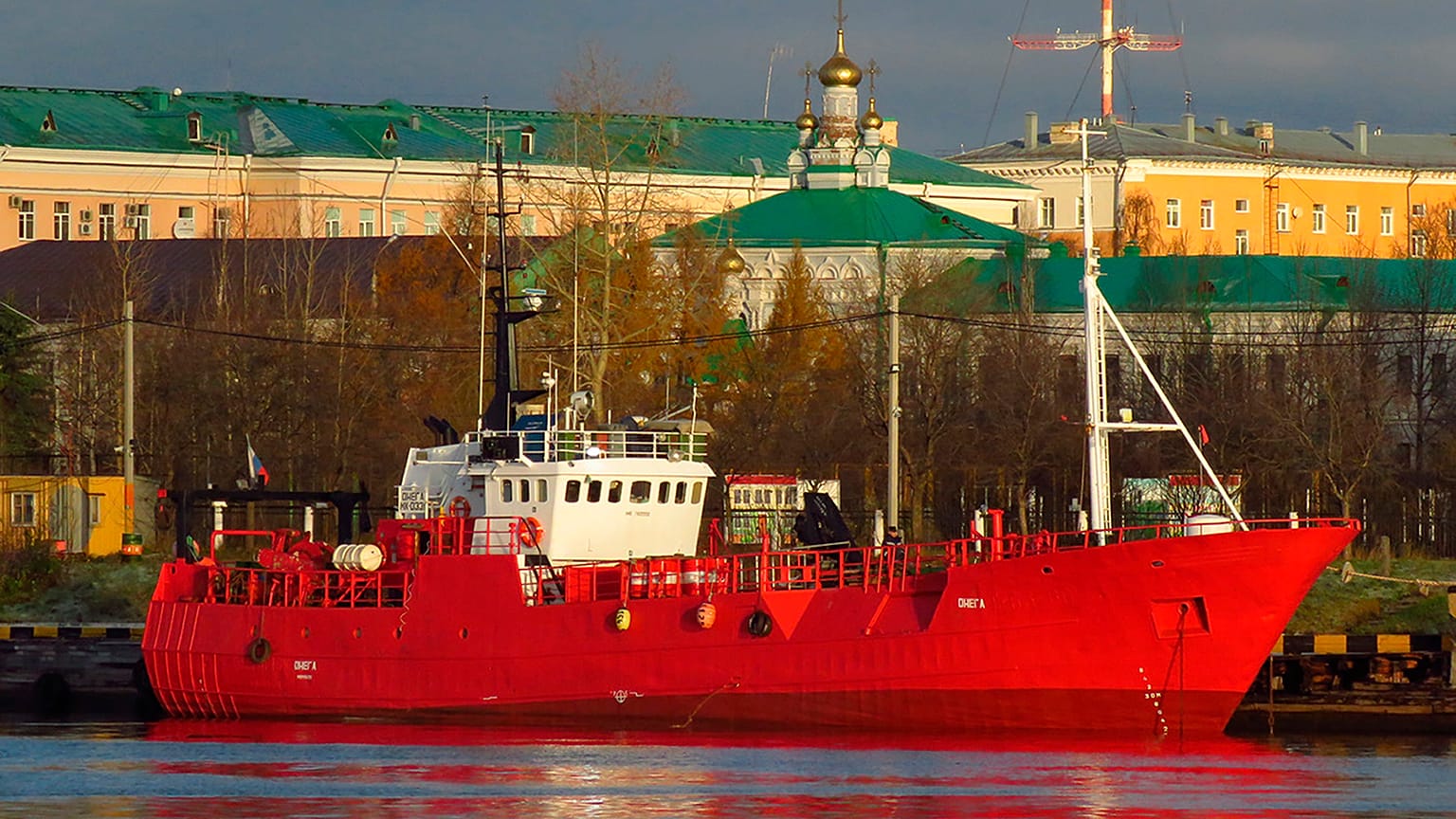 "Onega" fishing boat in Mourmansk, Russia
