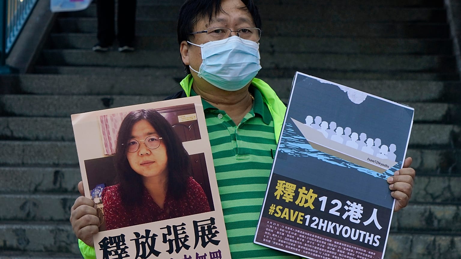 Ativista pró-democracia pede liberdade para Zhang Zhan