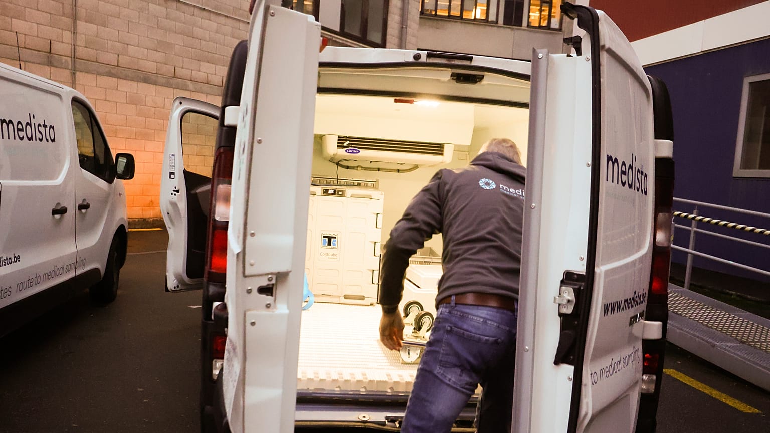 A reported logistical problem at the Belgian factory has delayed delivery of the vaccine by a day