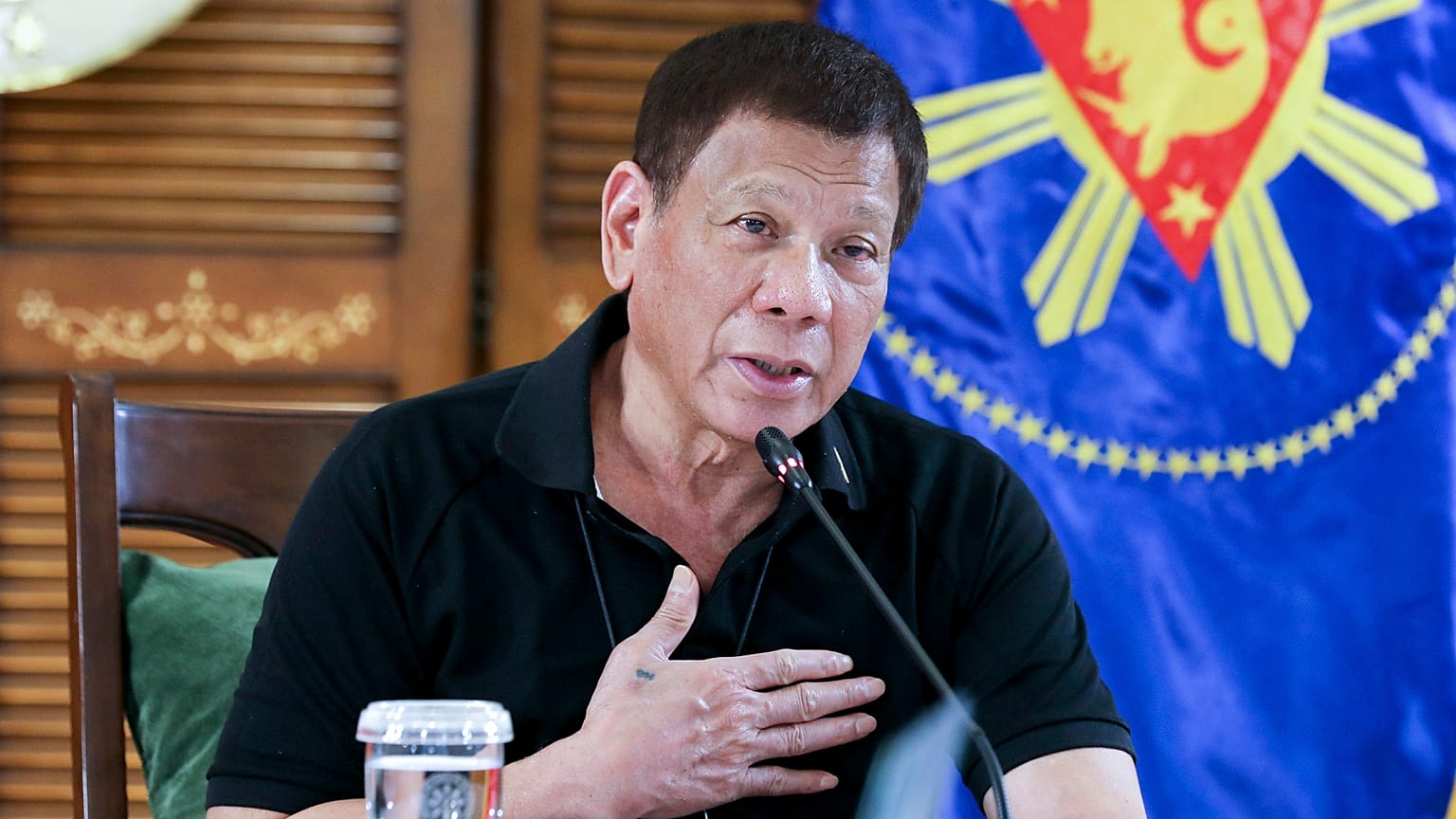 Filipinler Devlet Başkanı Rodrigo Duterte