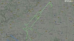 Le vol enregistré par les radars le 23 décembre 2020