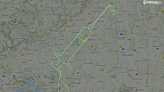 Le vol enregistré par les radars le 23 décembre 2020