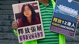 La journaliste citoyenne chinoise Zhang Zhan en danger de mort