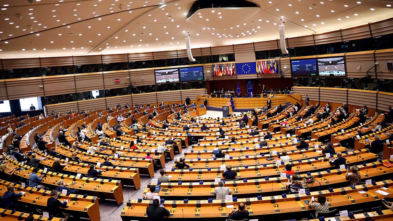 European Parliament in Brussels