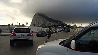 Paso fronterizo entre España y Gibraltar