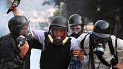Venezuela'da yaralan bir televizyon muhabiri (2019)