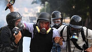 Venezuela'da yaralan bir televizyon muhabiri (2019)