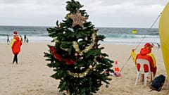 Bondi Beach il giorno di Natale, una delle più famose spiagge di Sidney
