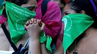 Activistas a favor del aborto