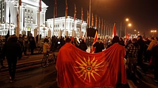 North Macedonia Protest